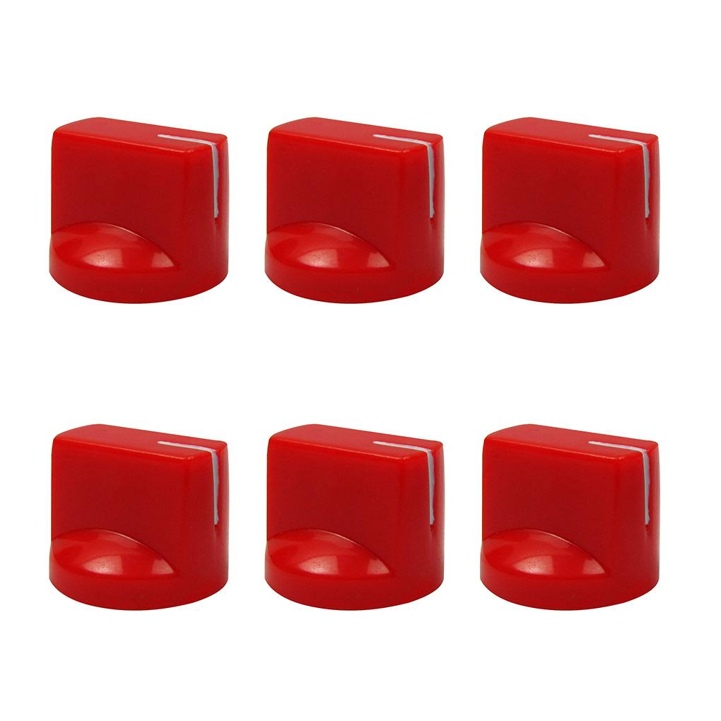 FLEOR 6pcs Flush Head Guitar Amplifier Effect Pedal Knobs | iknmusic