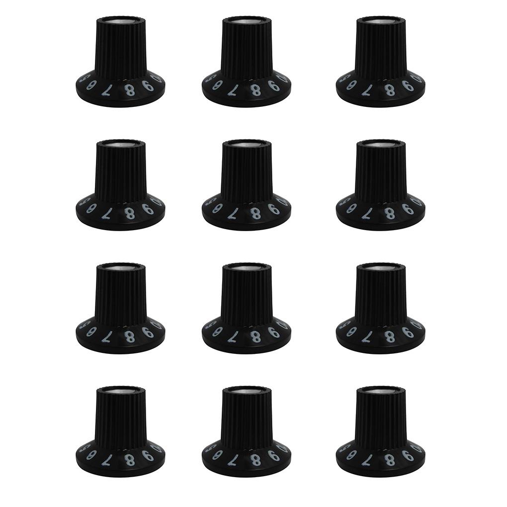 FLEOR Skirted Guitar Amplifier Knobs Black | iknmusic