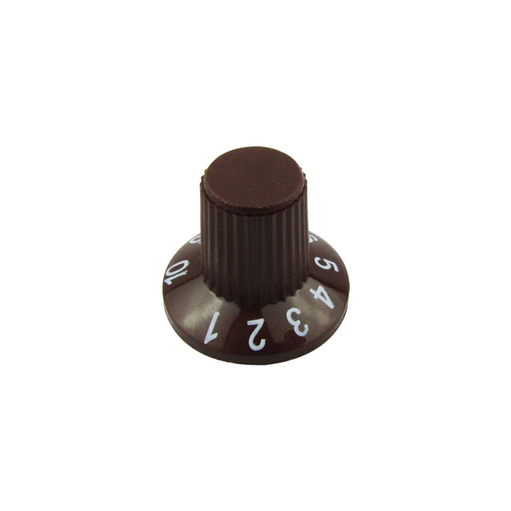 FLEOR Plastic Electric Guitar Amplifier Knobs Brown | iknmusic