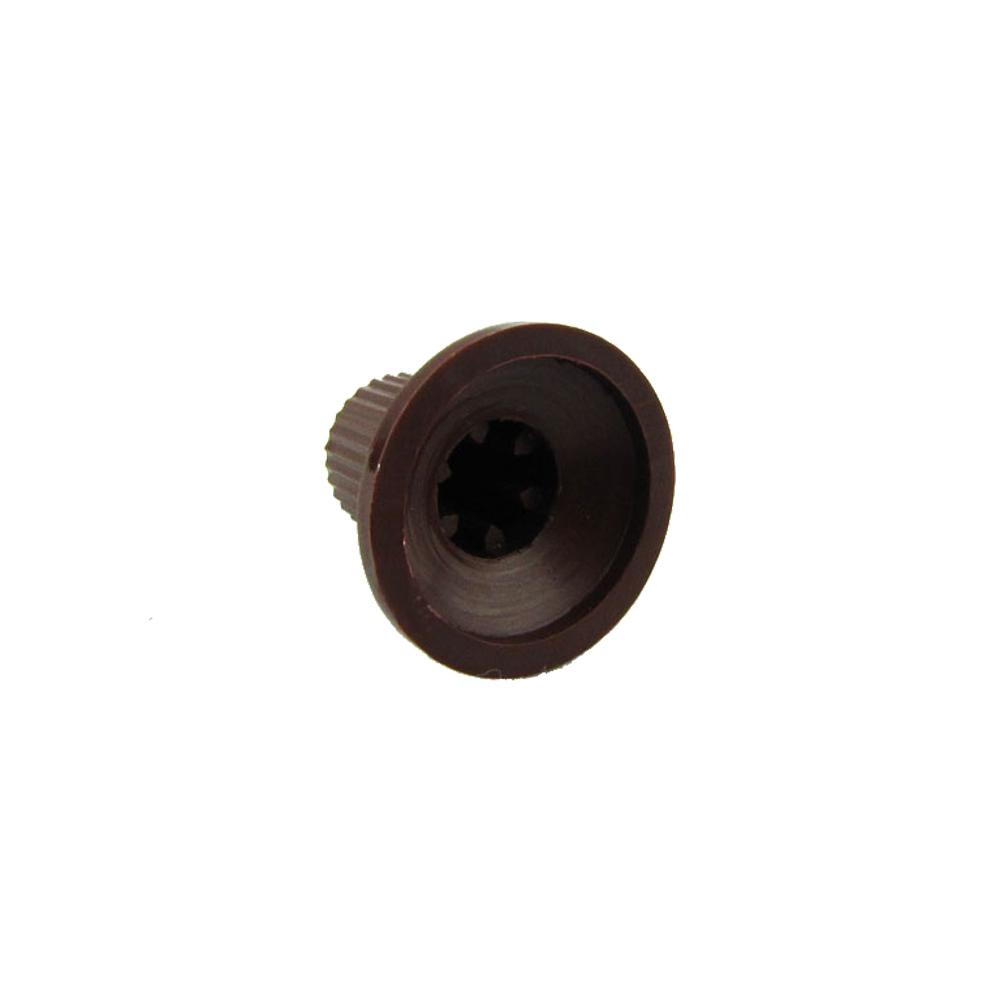 FLEOR Plastic Electric Guitar Amplifier Knobs Brown | iknmusic