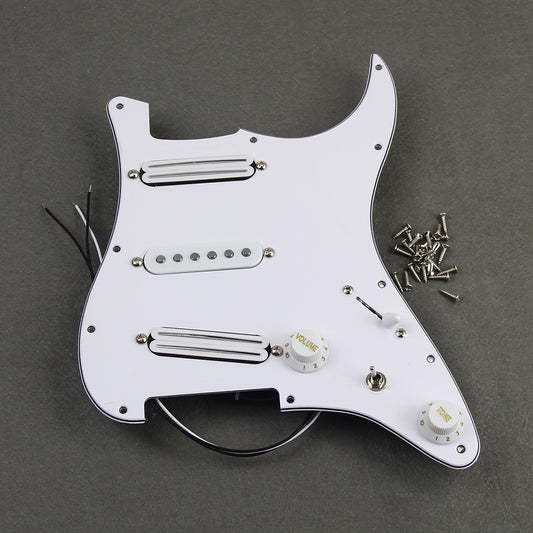 FLEOR Alnico 5 Hot Rails Prewired Pickguard SSS | iknmusic