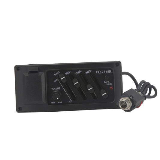 FLEOR 4 Band Acoustic Guitar Qualizer EQ-7545R | iknmusic