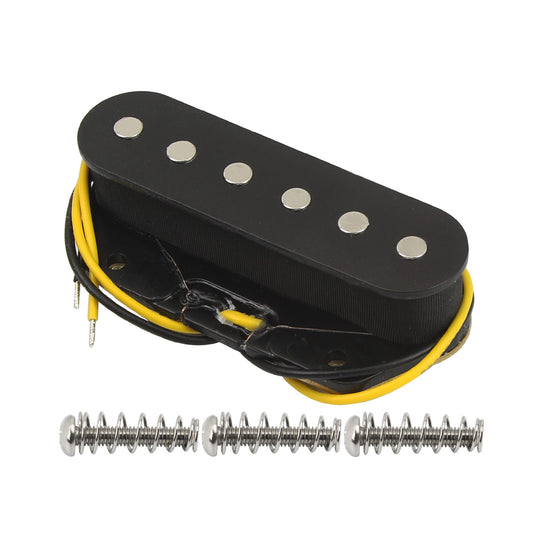 FLEOR Tele Bridge Pickup Ceramic Black Tele Guitar Parts | iknmusic