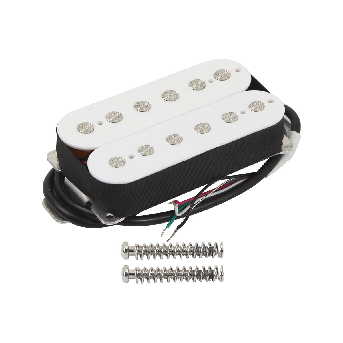 FLEOR Guitar Humbucker Pickup Ceramic 12 Fixed Pole-Pieces | iknmusic