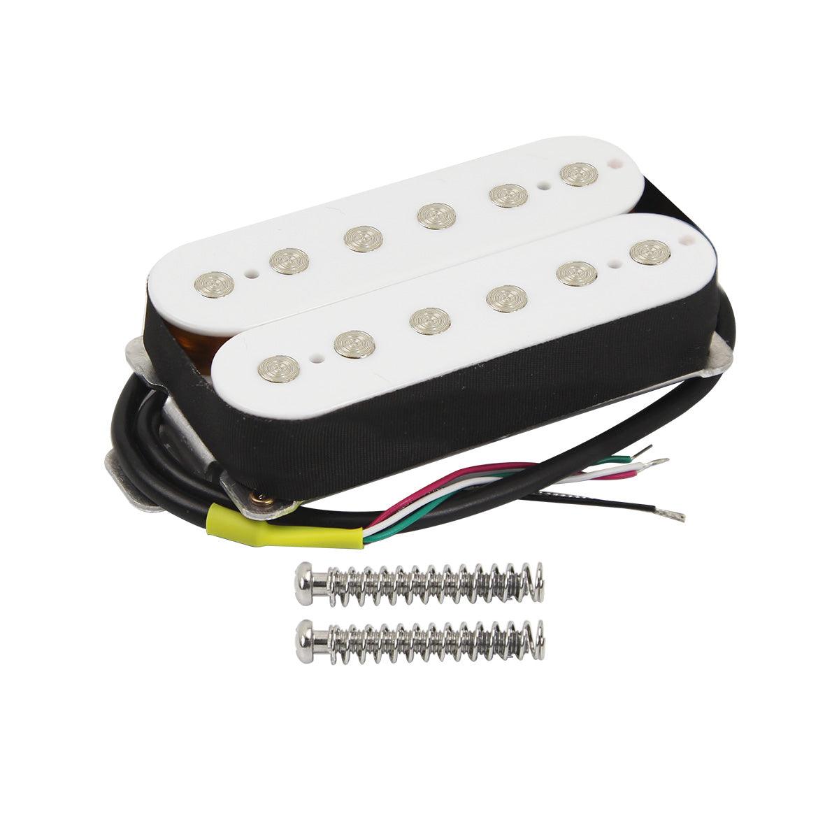 FLEOR Guitar Humbucker Pickup Ceramic 12 Fixed Pole-Pieces | iknmusic