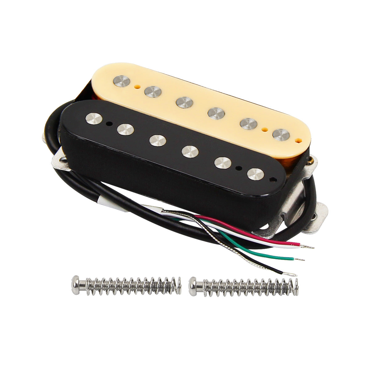 FLEOR Guitar Humbucker Pickup Ceramic 12 Fixed Pole-Pieces | iknmusic