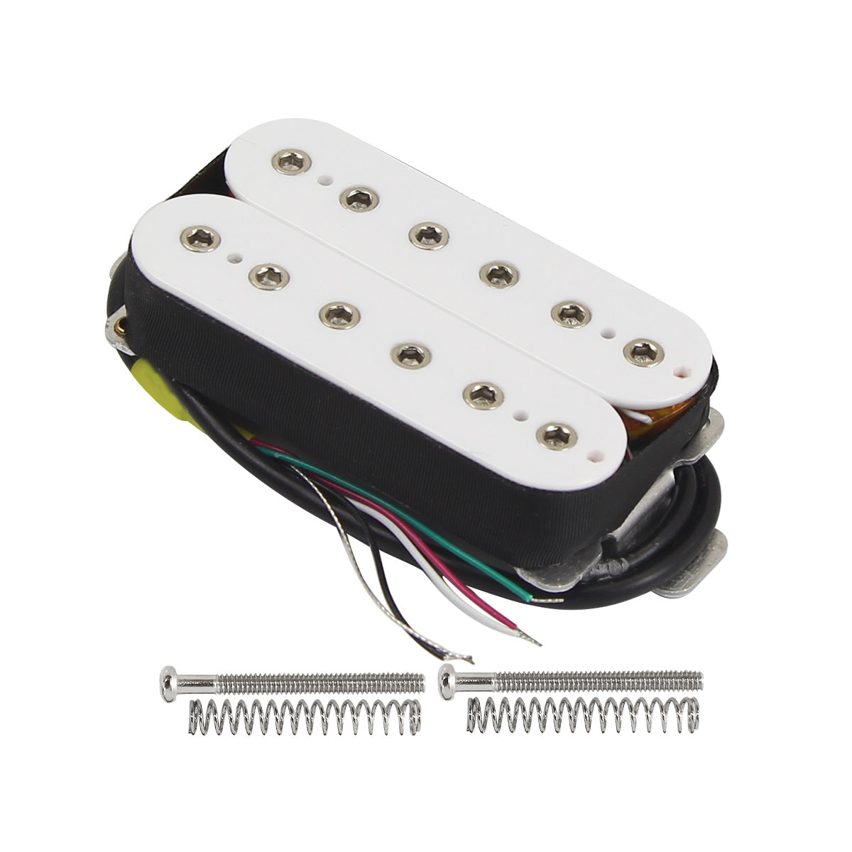 <transcy>FLEOR Humbucker E-Gitarren Pickup High Output Keramik Pickup,Hals/Brücke</transcy>