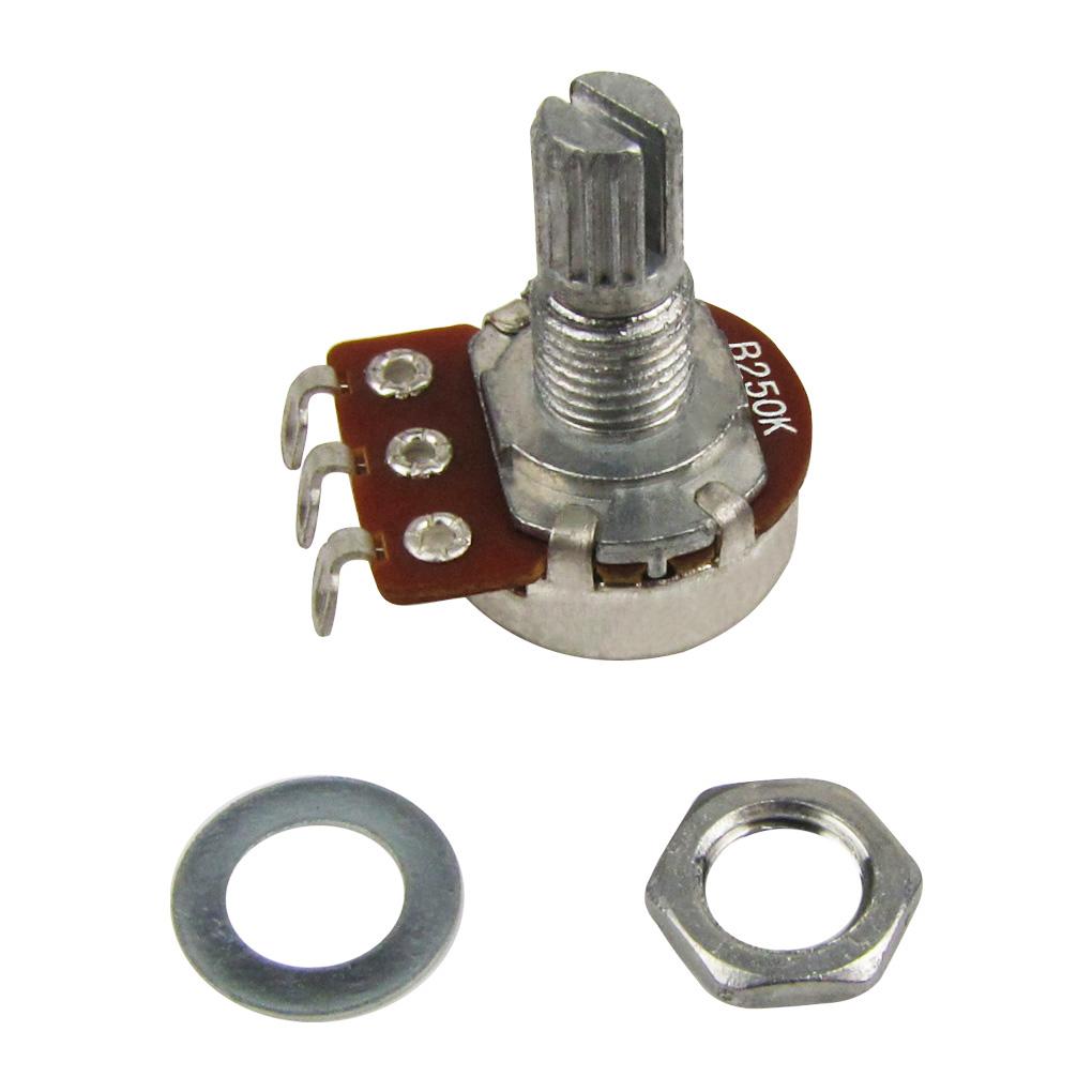 FLEOR Short Split Shaft Mini Guitar Potentiometer 250k/500k | iknmusic