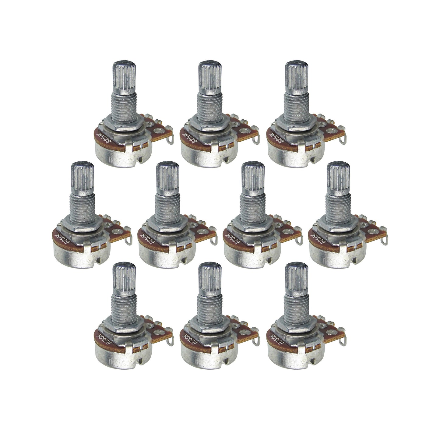 FLEOR Mini Guitar Potentiometers 250k/500k Long Shaft | iknmusic
