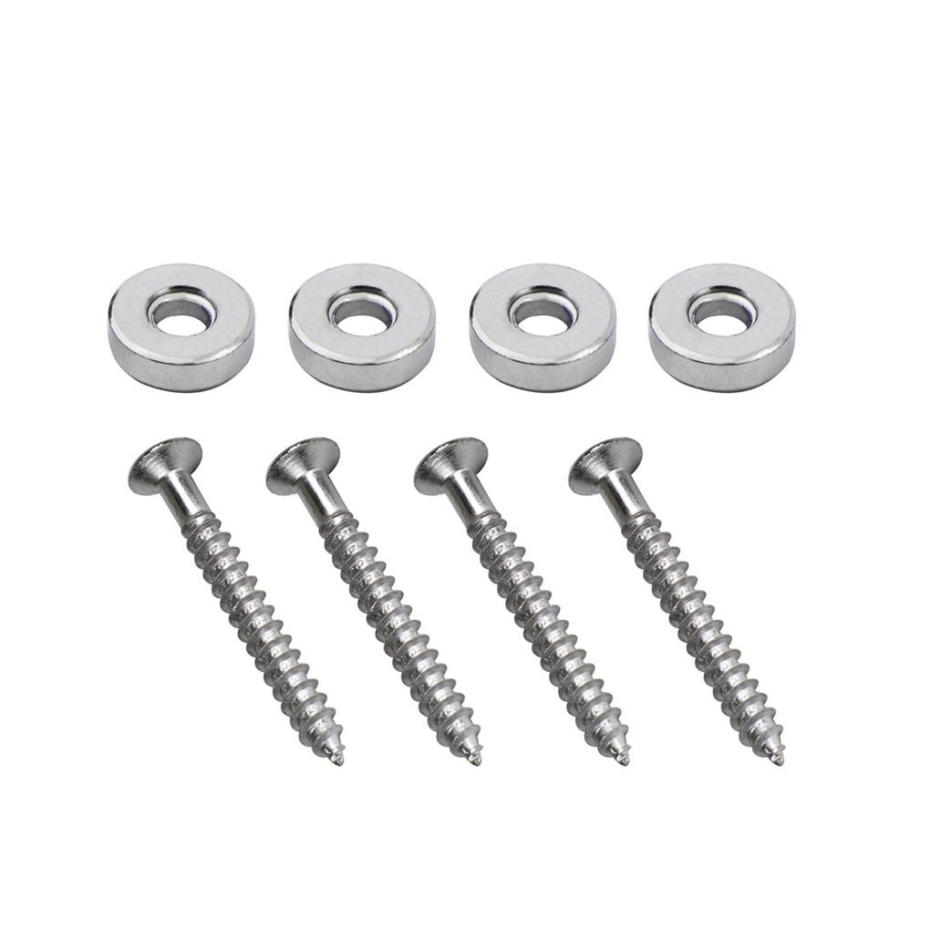 FLEOR 4pcs Metal Guitar Neck Mounting Ferrules | iknmusic