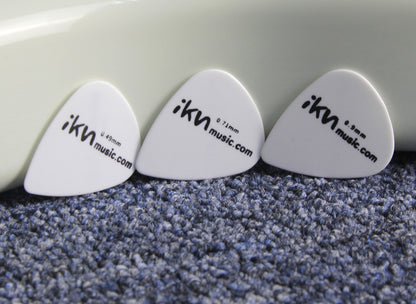 IKN 10 pièces médiators pour guitare ABS 0.49mm/0.71mm/0.9mm disponible