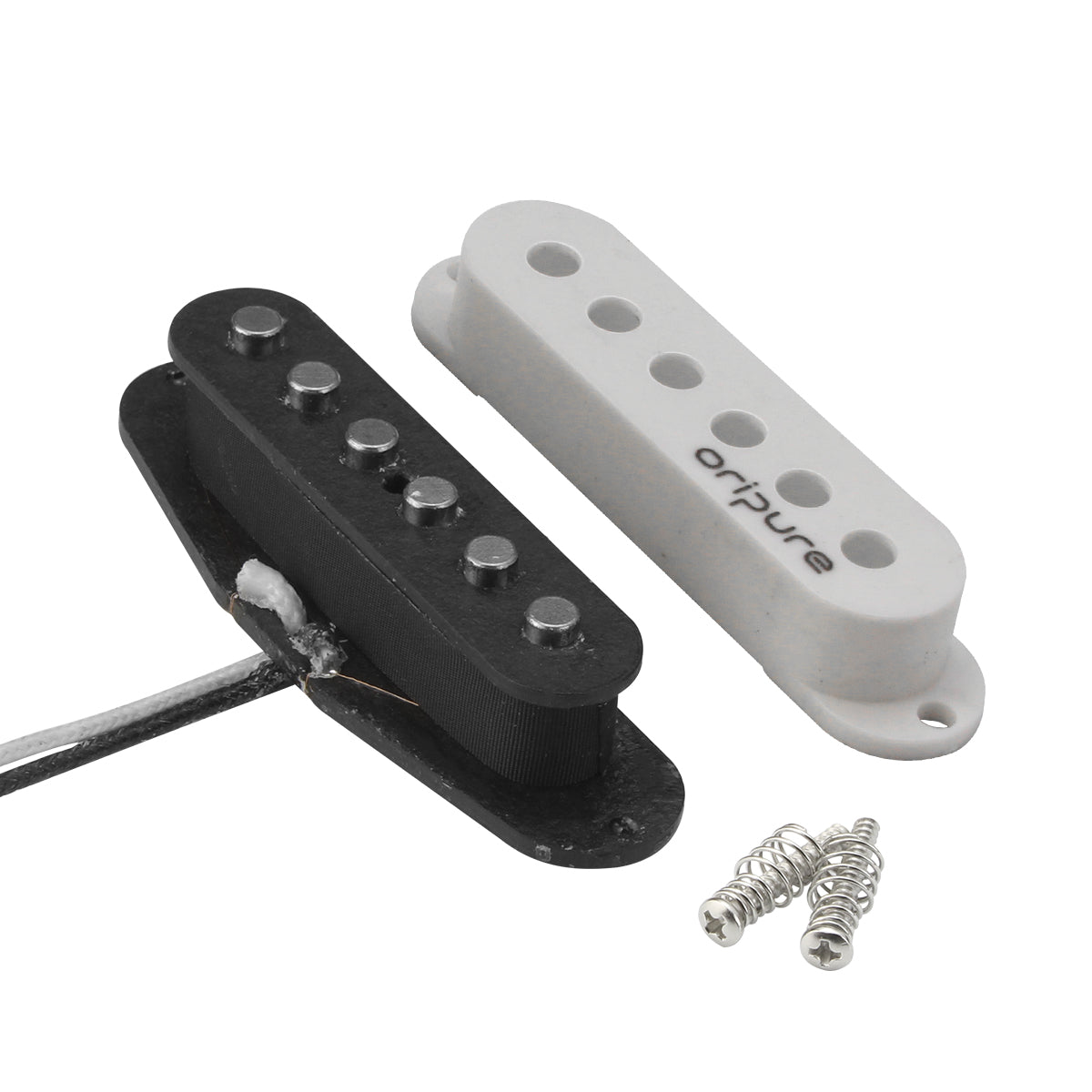 Pastilla de bobina simple OriPure Vintage Alnico 5 TFF566 de poste plano para piezas de guitarra eléctrica estilo Strat/SQ