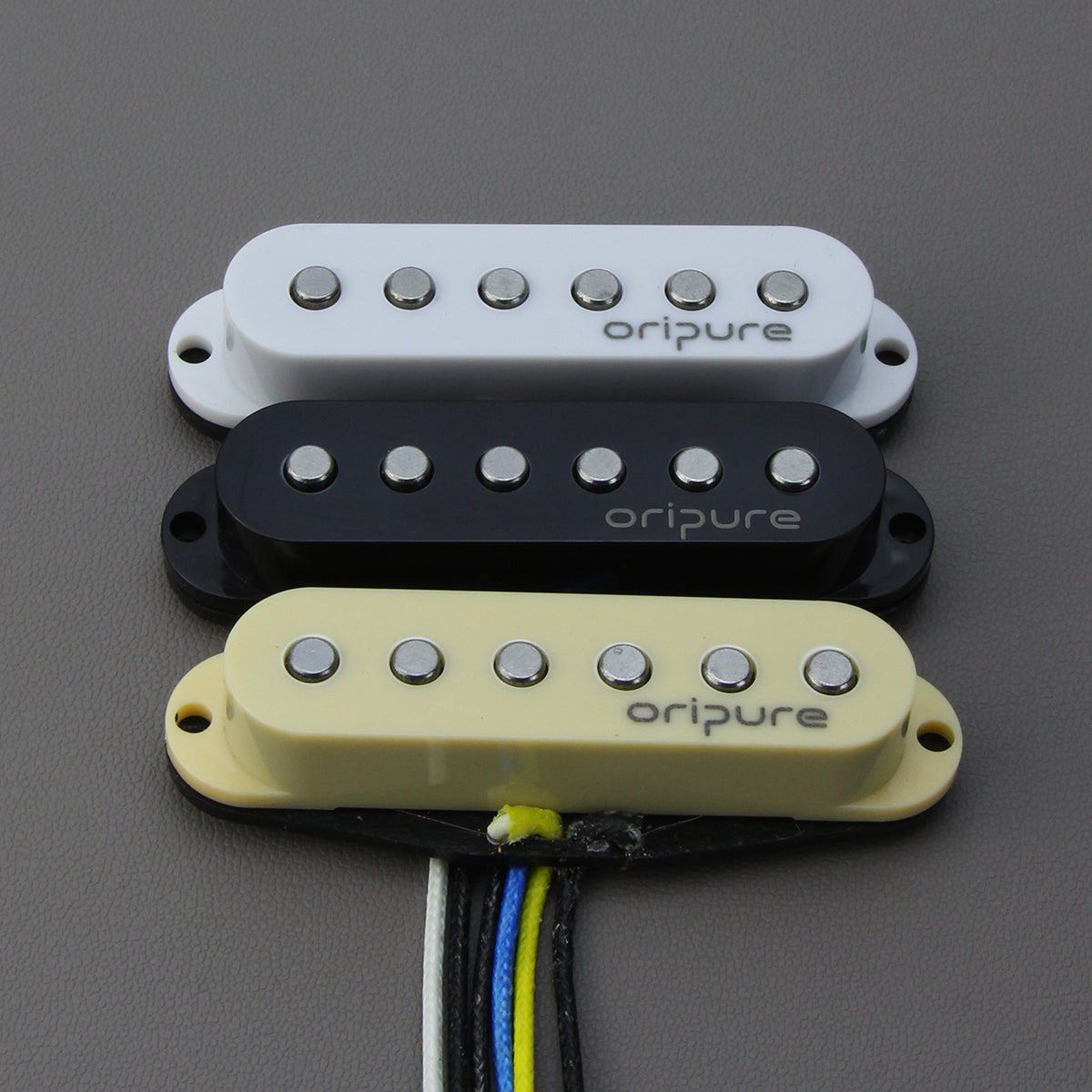 OriPure TFF566 Flat-Pole Vintage Alnico 5 Single Coil Pickup for Strat/SQ Style Electric Guitar Parts