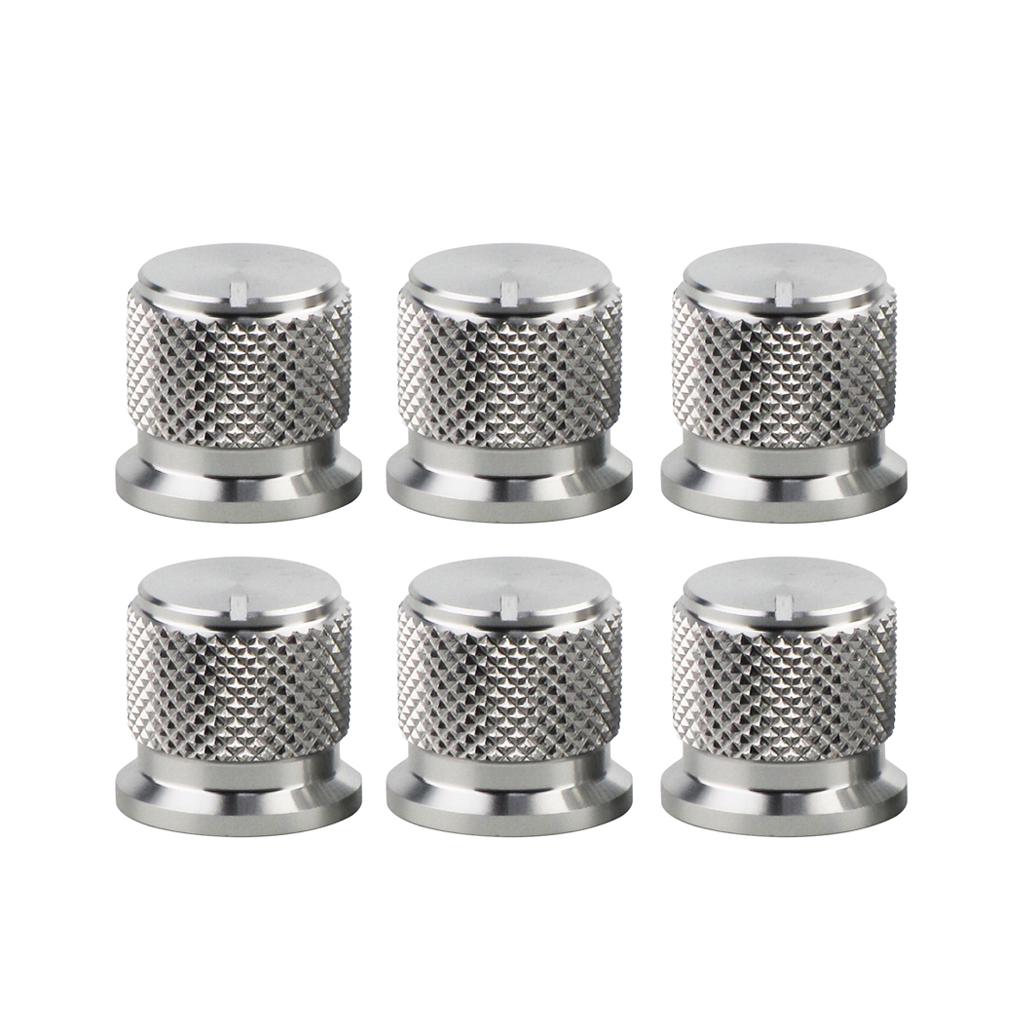 FLEOR 6pcs Aluminum Effect Pedal Amplifier Knobs | iknmusic