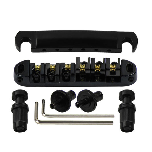 FLEOR Roller Saddle Bridge Tune-O-Matic & Tailpiece | iknmusic