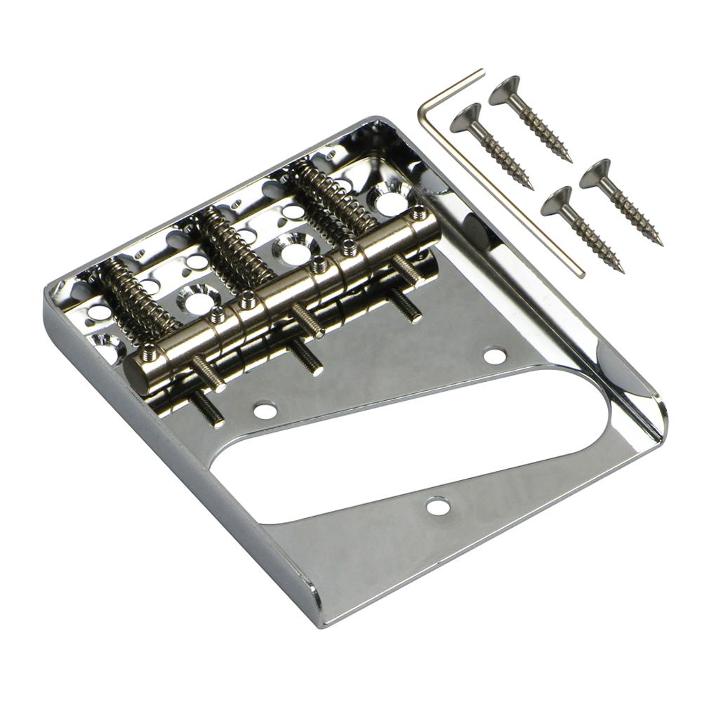 FLEOR 3-Saddle Electric Guitar Bridge for Tele | iknmusic