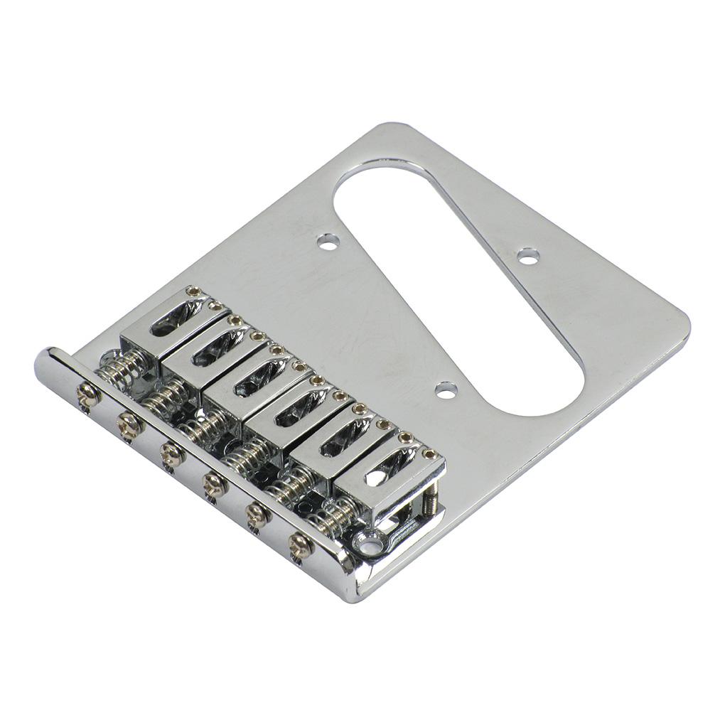 FLEOR Chrome Top Loading Tele Guitar Bridge | iknmusic