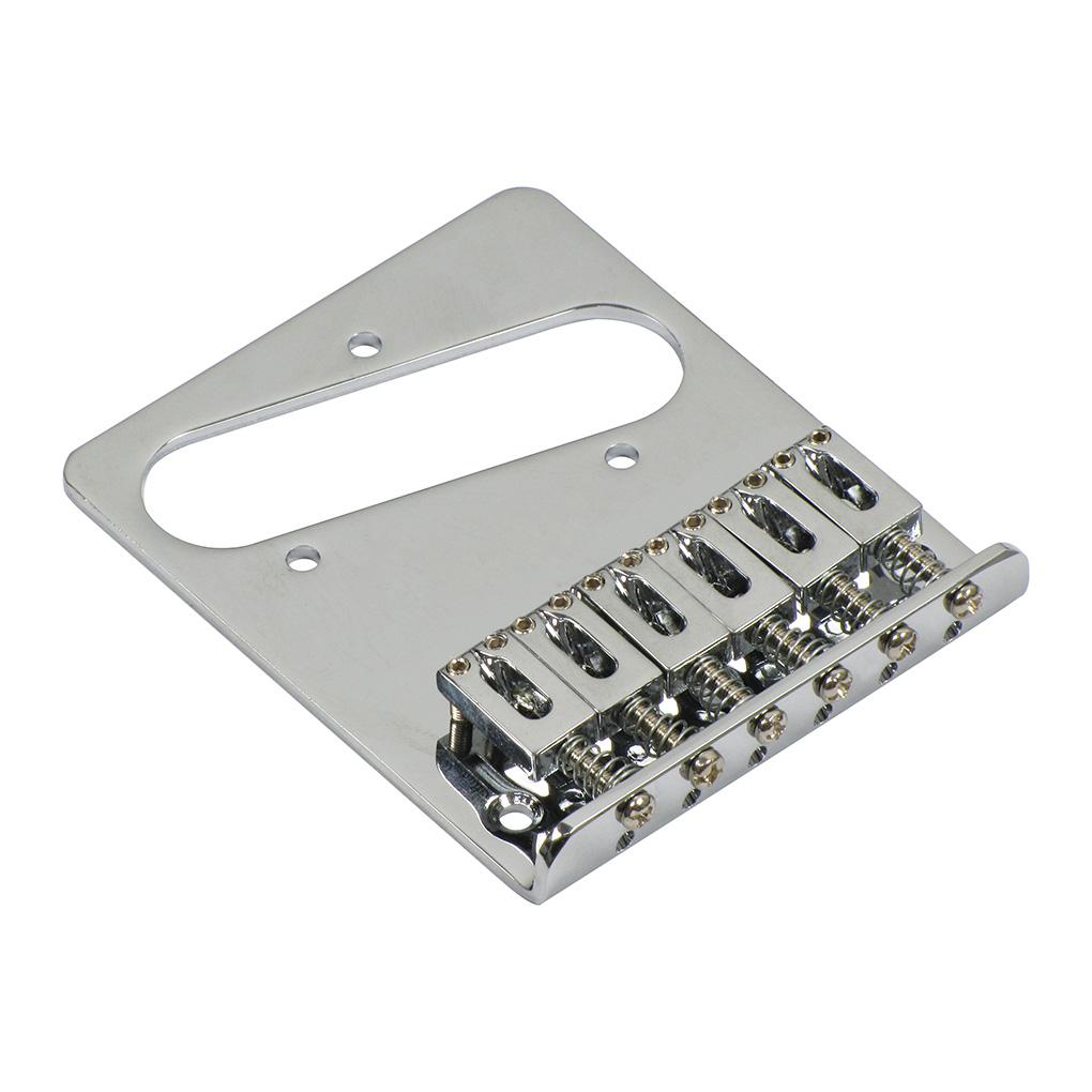 FLEOR Chrome Top Loading Tele Guitar Bridge | iknmusic