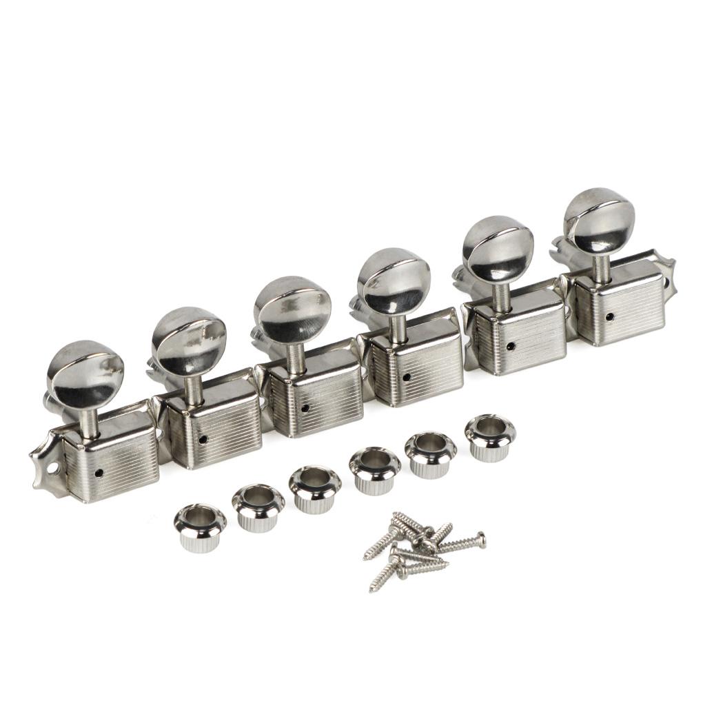 FLEOR 6-in-line Vintage Machine Heads Guitar Tuning Keys | iknmusic