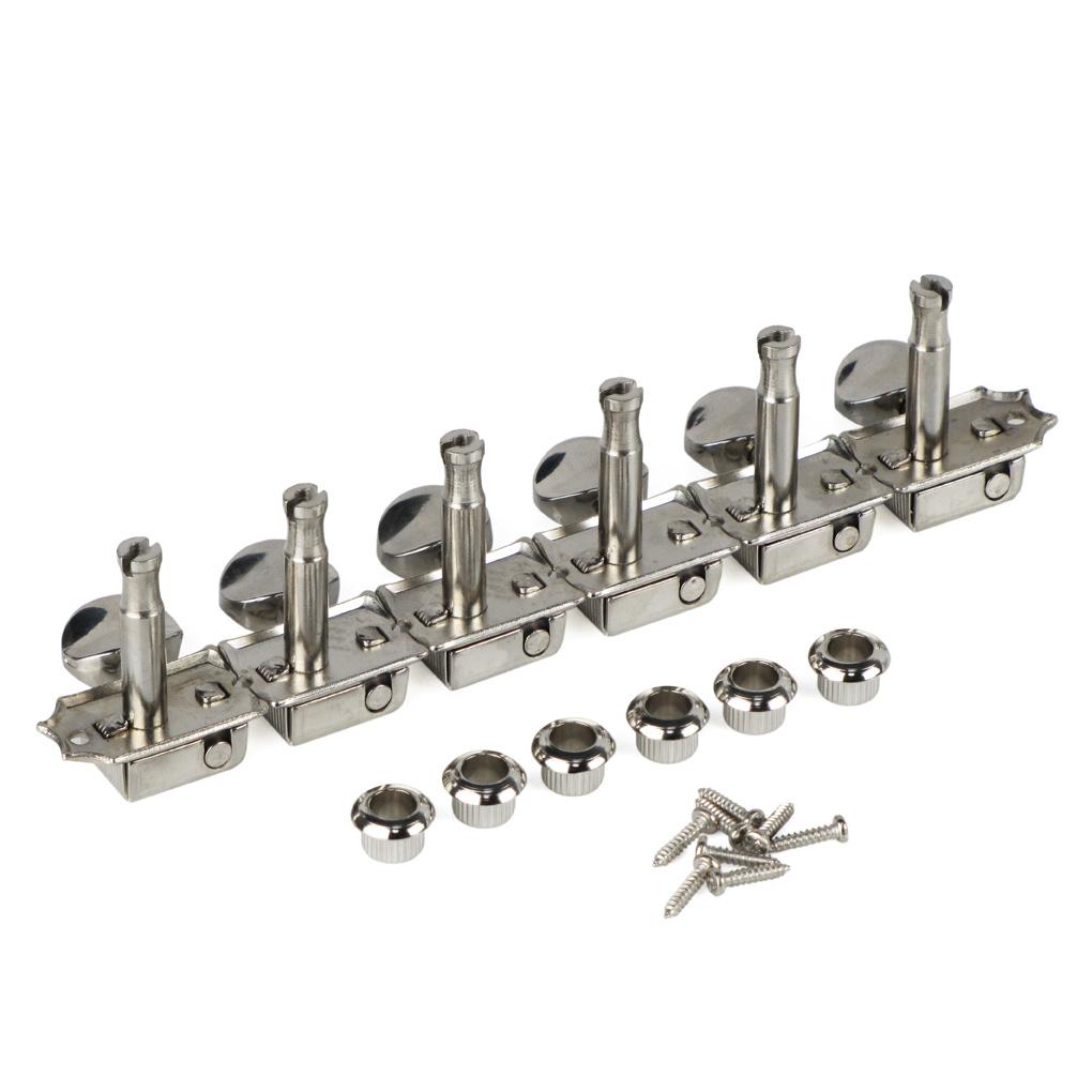 FLEOR 6-in-line Vintage Machine Heads Guitar Tuning Keys | iknmusic