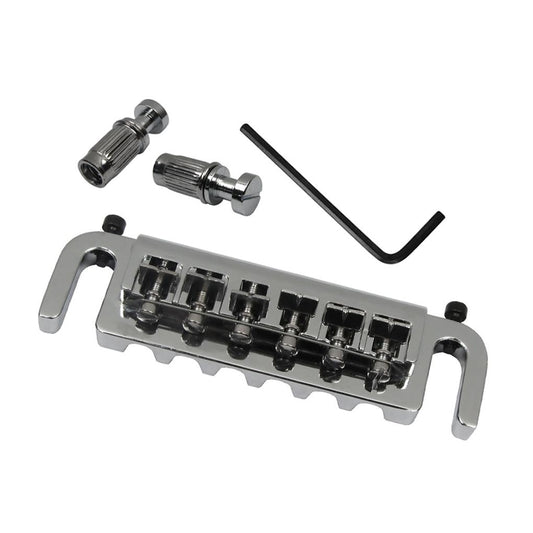 FLEOR Adjustable Guitar Wraparound Bridge Tailpiece for LP | iknmusic