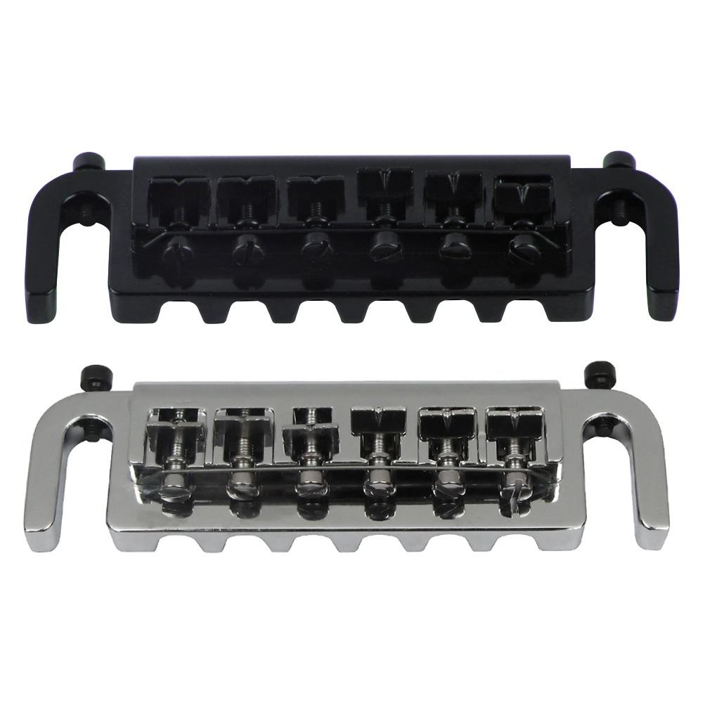 FLEOR Adjustable Guitar Wraparound Bridge Tailpiece for LP | iknmusic