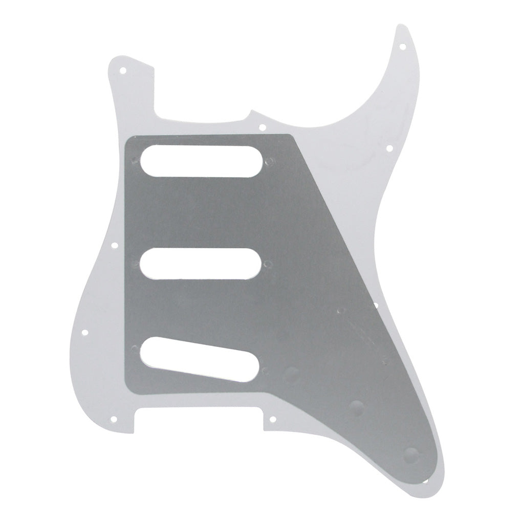 FLEOR Left Handed Strat Pickguard SSS & Back Plate | iknmusic