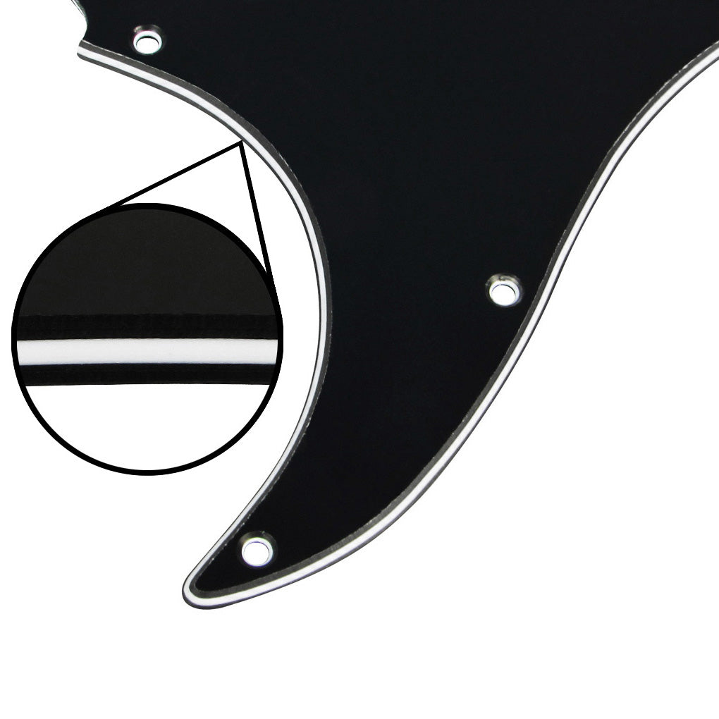 FLEOR Left Handed Strat Pickguard SSS & Back Plate | iknmusic