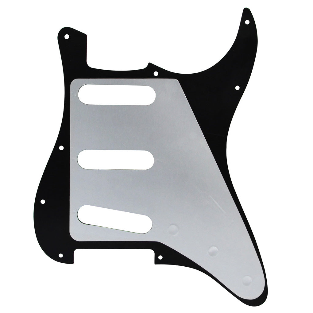 FLEOR Left Handed Strat Pickguard SSS & Back Plate | iknmusic