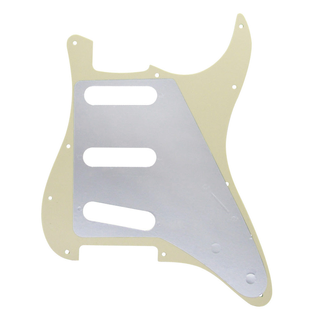 FLEOR Left Handed Strat Pickguard SSS & Back Plate | iknmusic