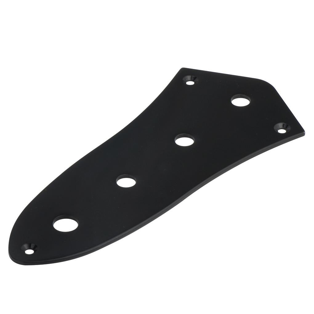 FLEOR Metal Blank JB Bass Control Plate Chrome | iknmusic