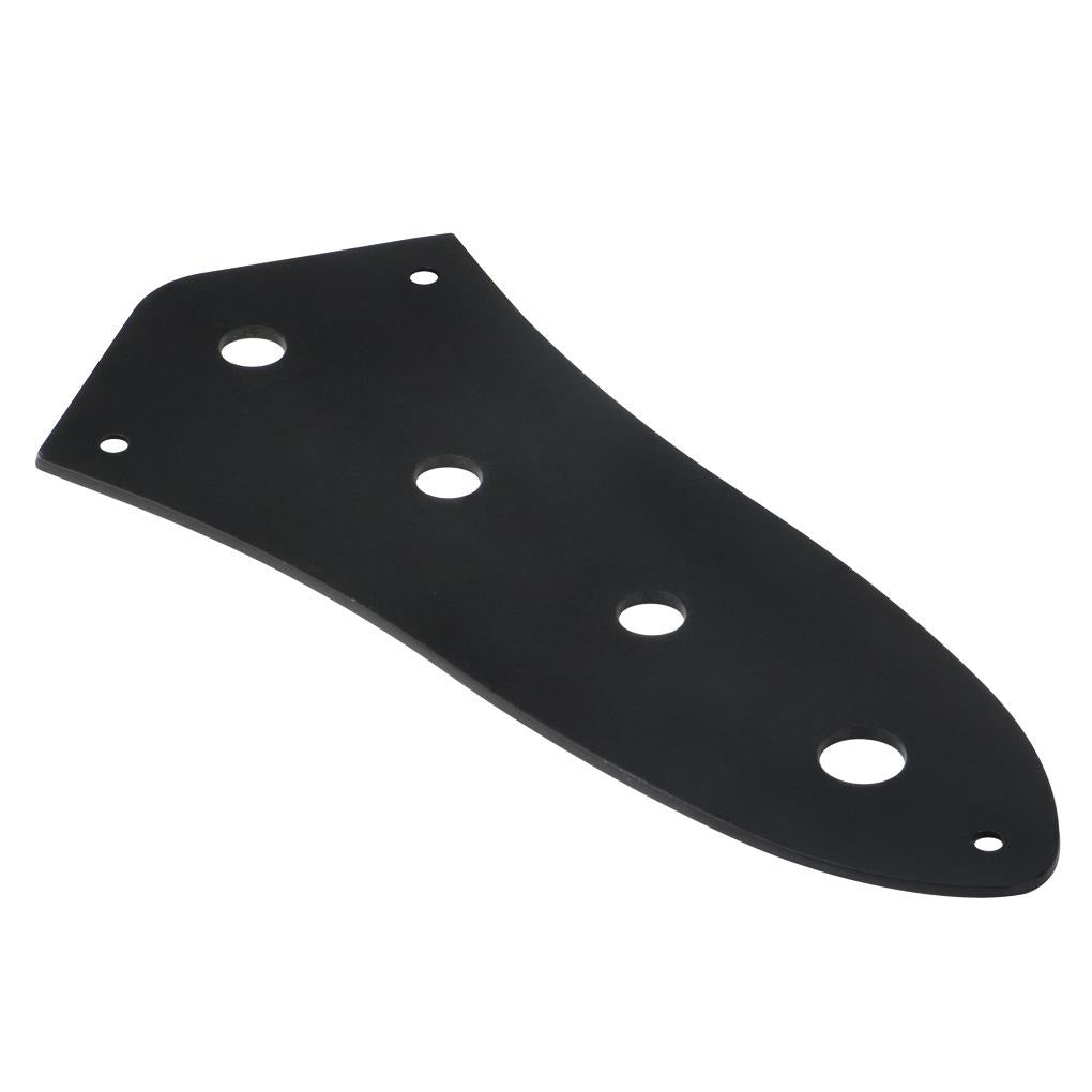 FLEOR Metal Blank JB Bass Control Plate Chrome | iknmusic