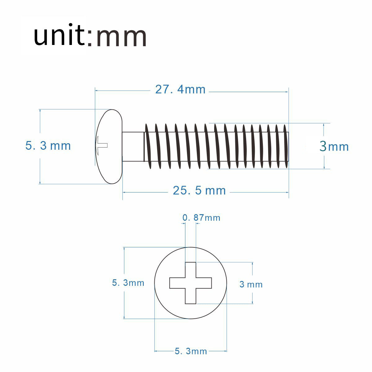 FLEOR 30 piezas 3x36mm guitarra Humbucker Pickup tornillos de montaje cromados para accesorios de guitarra