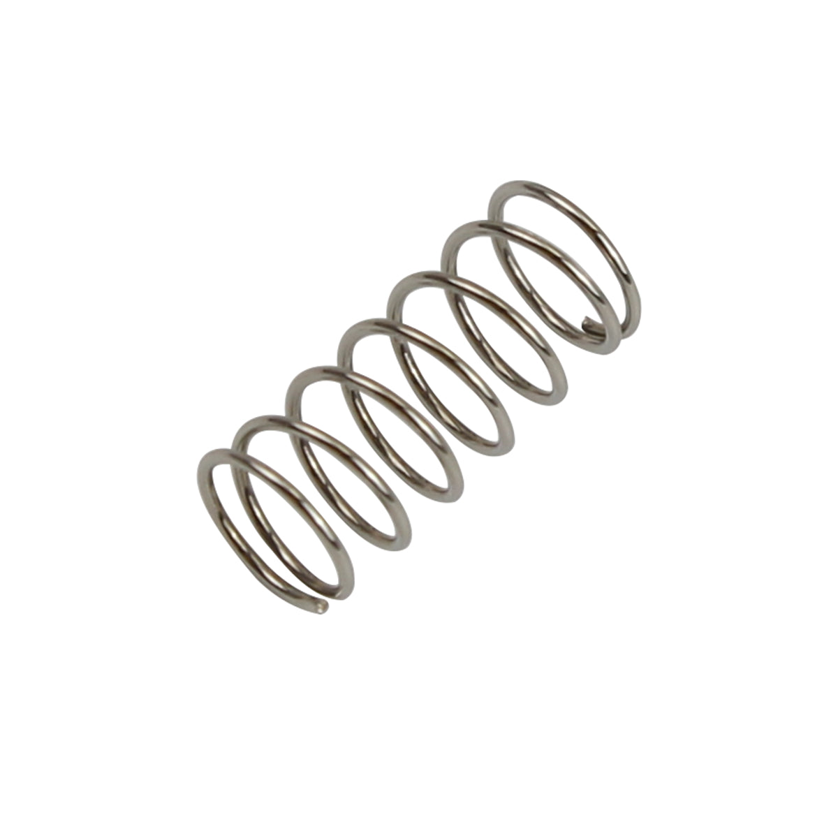 FLEOR 50pcs Guitarra Humbucker Pickup Springs Chrome 4.7x30mm para accesorios de guitarra