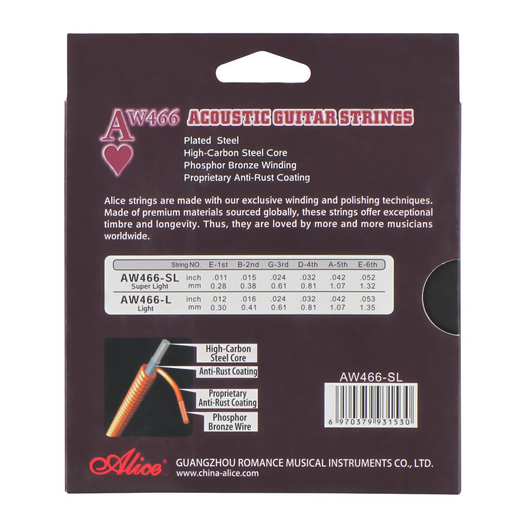 Alice Phosphor Bronze Wound Acoustic Guitar Strings | iknmusic