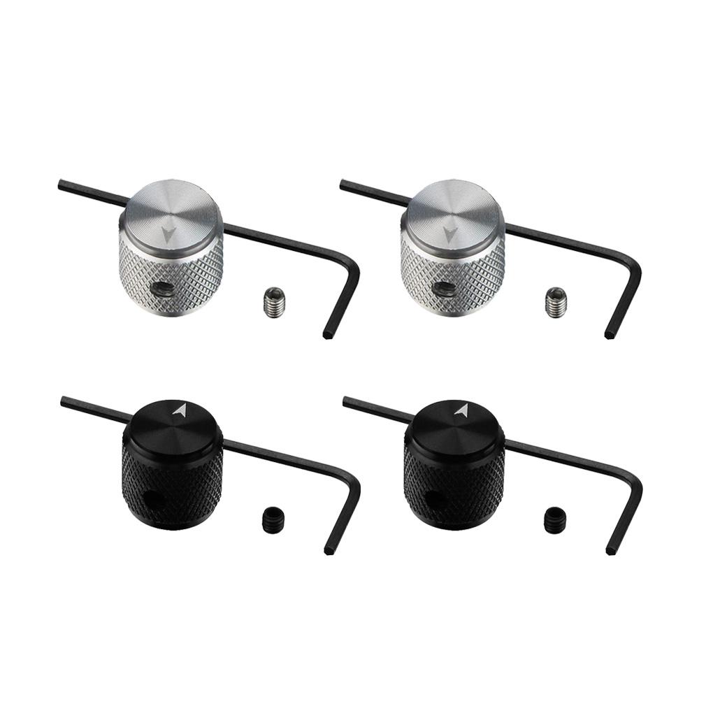 FLEOR 2pcs Aluminum Amplifier Knobs with Set Screw | iknmusic