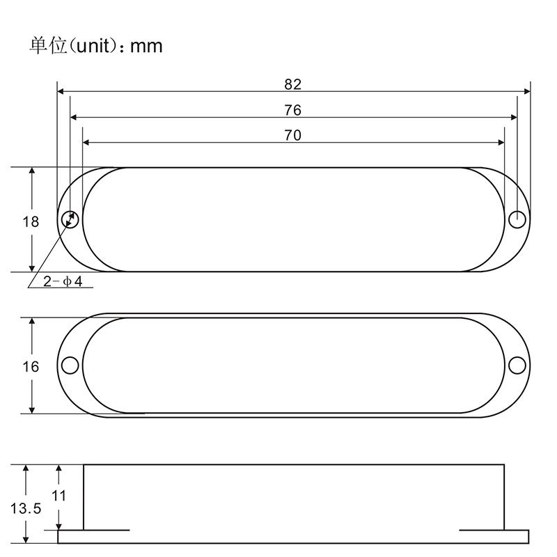 FLEOR Single Coil Pickup Covers No Holes For Strat Guitar | iknmusic