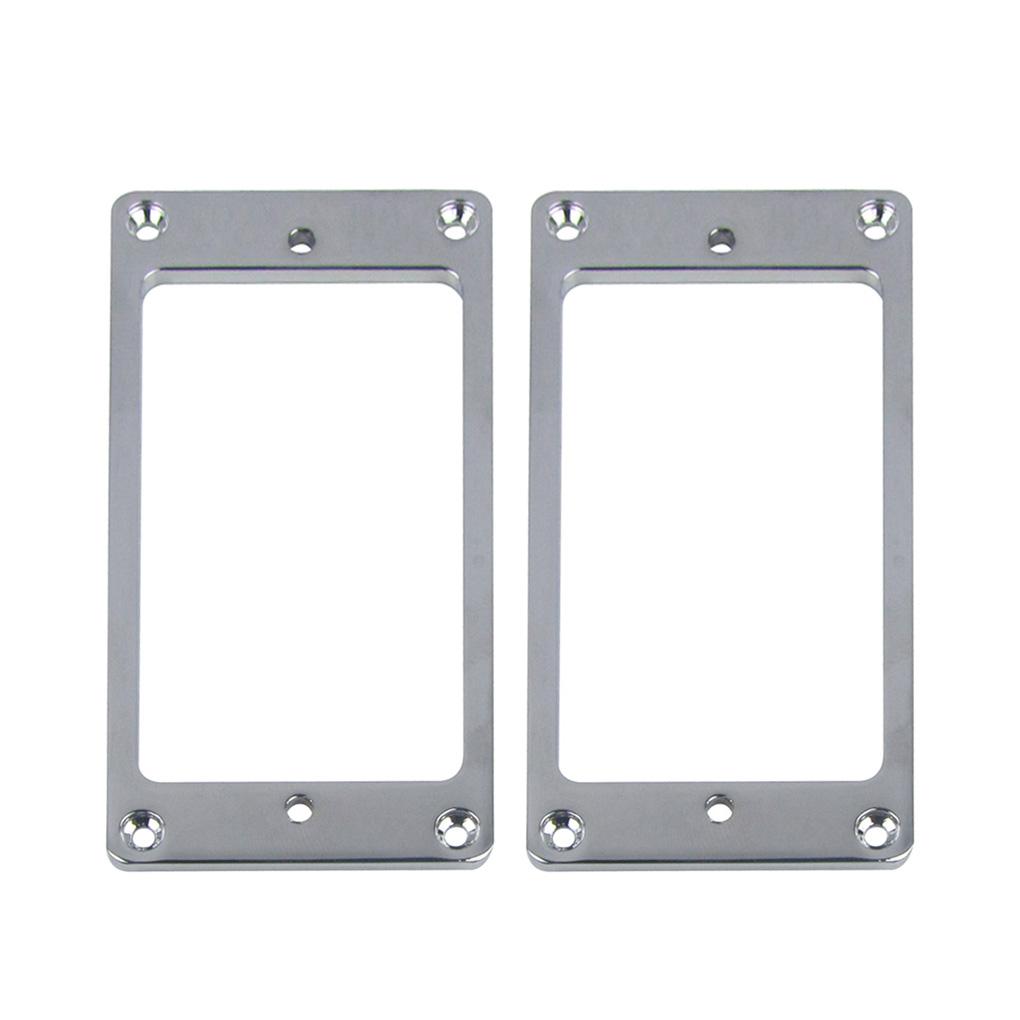 FLEOR Metal Flat Guitar Humbucker Pickup Frames | iknmusic