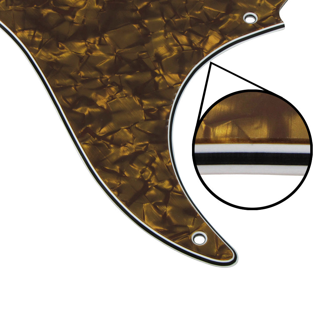 FLEOR Vintage 8 Hole Strat Pickguard SSS & Back Plate | iknmusic