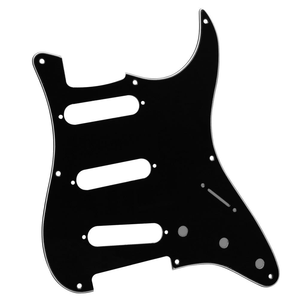 FLEOR 8 Hole Strat Pickguard Back Plate Guitar Parts Kit | iknmusic