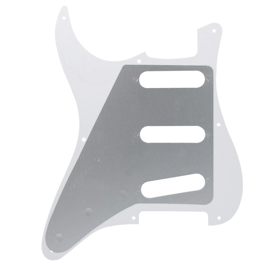 FLEOR Vintage 8 Hole Strat Pickguard SSS & Back Plate | iknmusic