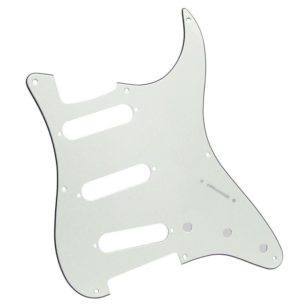FLEOR 8 Hole SSS Guitar Pickguard Back Plate Set | iknmusic