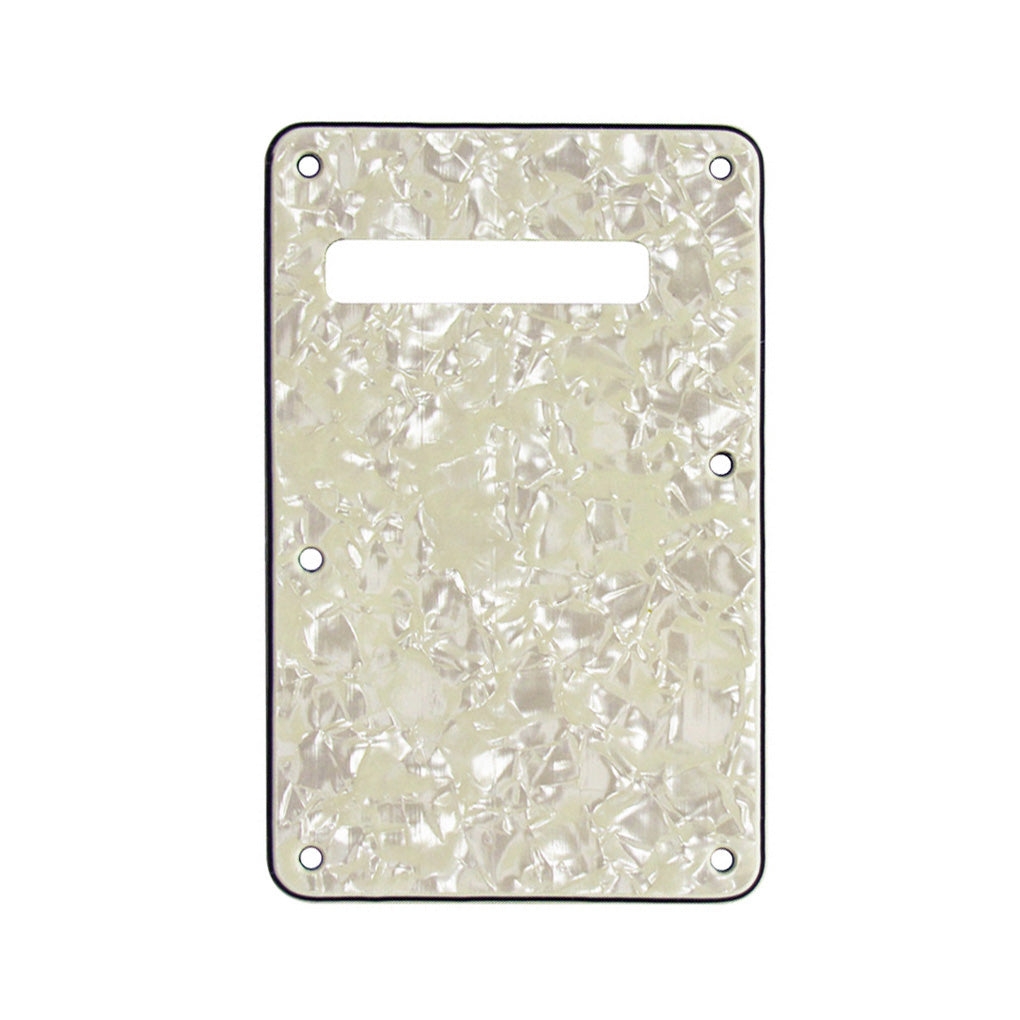 FLEOR Pearloid Strat Guitar Tremolo Back Plate with Screws | iknmusic