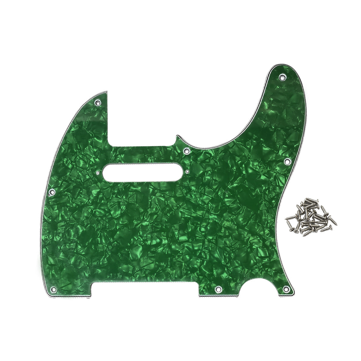 FLEOR Celluloid Tele Guitare Pickguard 4ply avec Vis