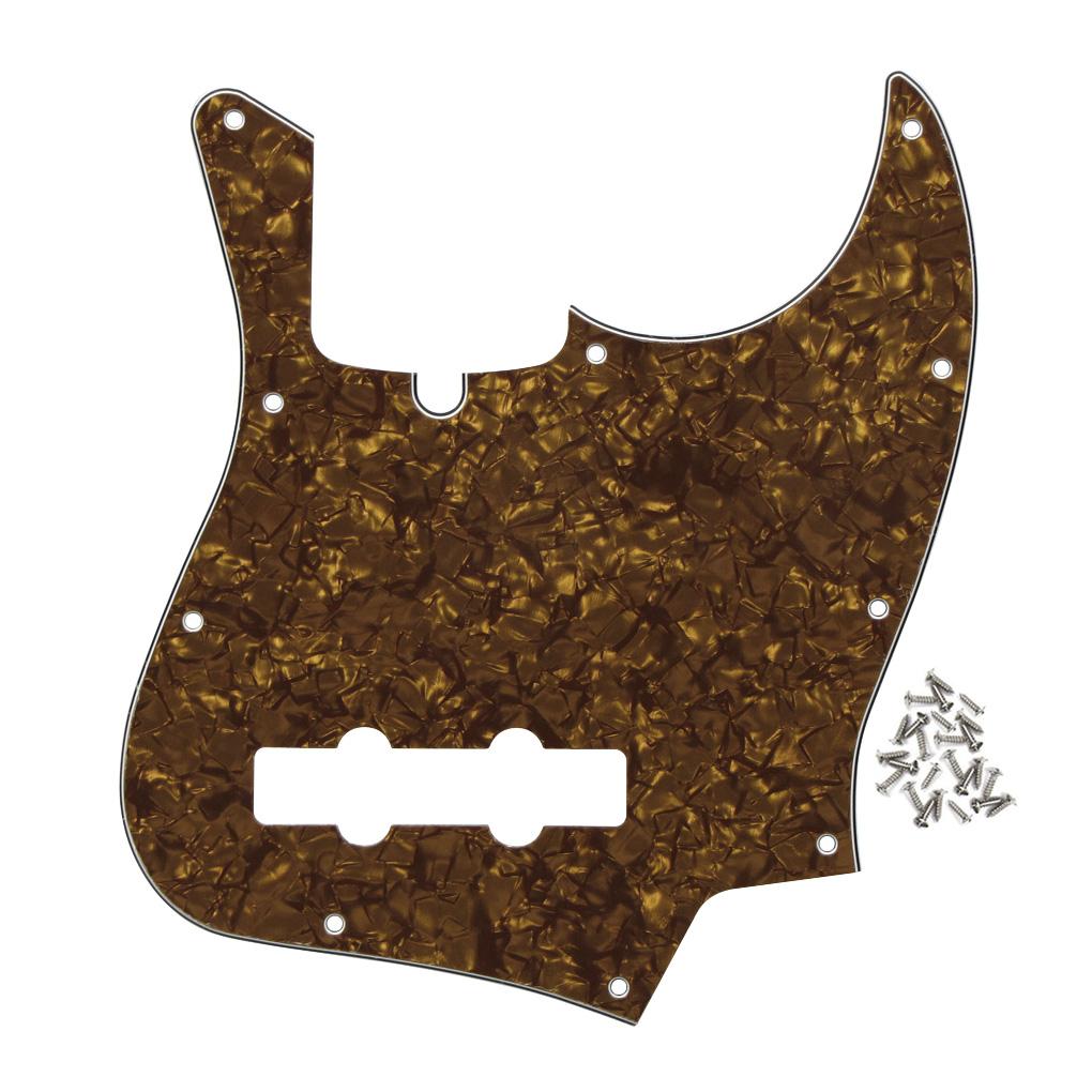 FLEOR JB Jazz Bass Pickguard 4 Strings with Screws | iknmusic