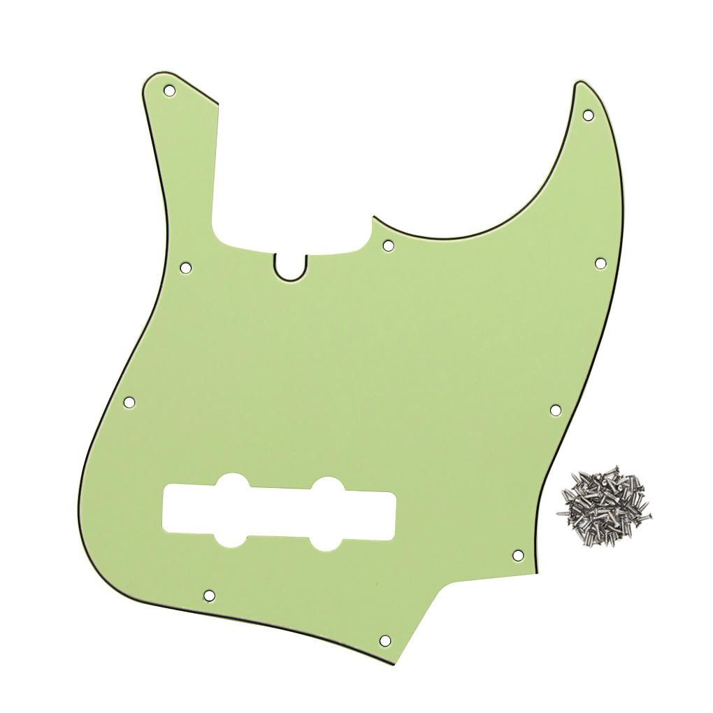 FLEOR JB Jazz Bass Pickguard 4 Strings with Screws | iknmusic