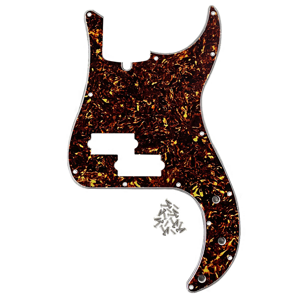 FLEOR 4 Cordes PB Bass Pickguard pour Basse Electrique