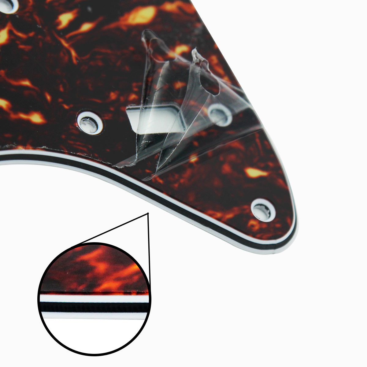 FLEOR Vintage Jazzmaster Pickguard with Screws for Vintage Jazzmaster Style Guitar