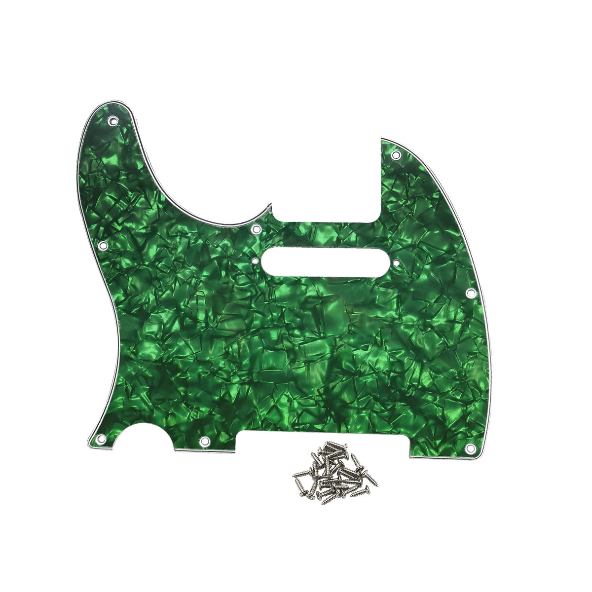 FLEOR Pickguard pour gaucher avec vis pour guitare standard américaine/mexicaine FD Tele