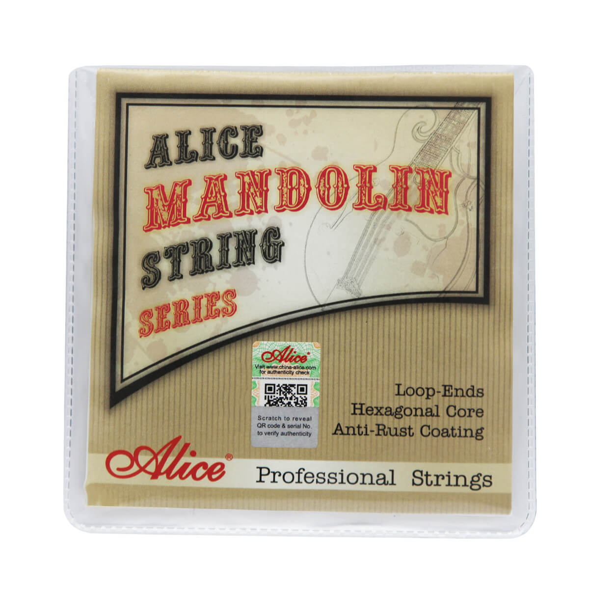 Alice AM08 Mandolin Strings Set Super Light .010-.034 | iknmusic